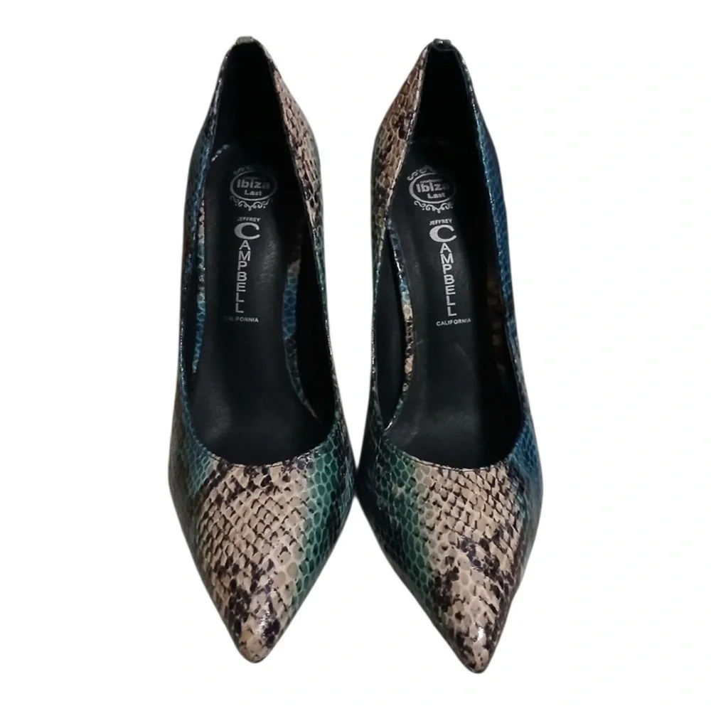 Jeffrey Campbell Snakeskin Heels - Picture 2 of 6